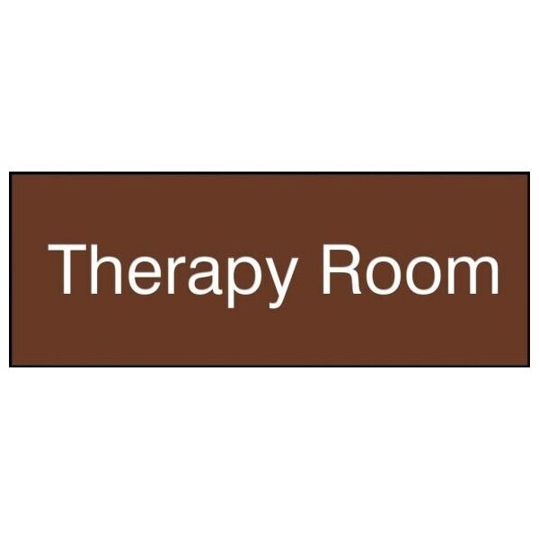 Accuform 8 in W x 3 in H, Engraved Plastic PSG919BR - main